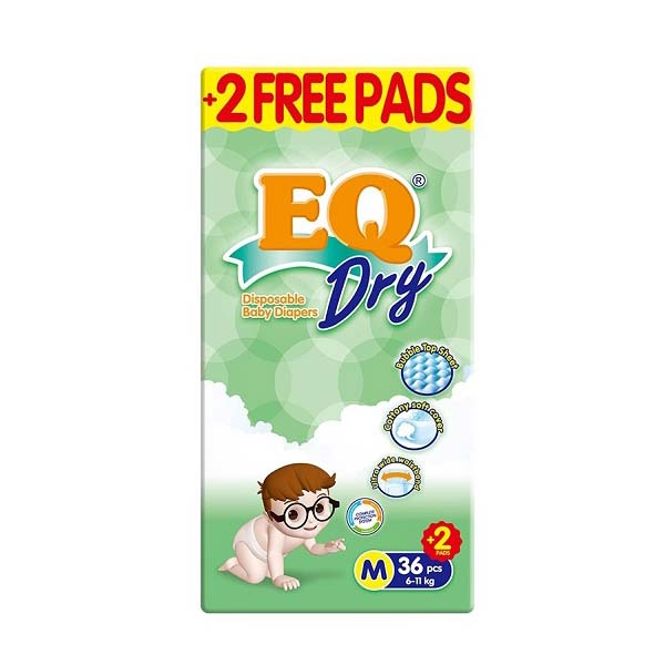 Eq Dry Econo Pack Medium 36Pcs