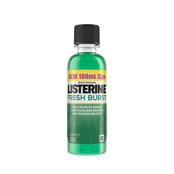 Listerine Fresh Burst Mouthwash 100ml