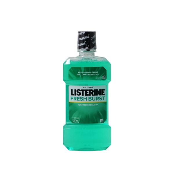 Listerine Fresh Burst Mouthwash 500Ml