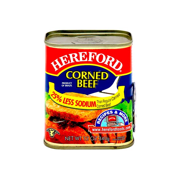 Hereford Corned Beef 25% Less Sodium 12oz