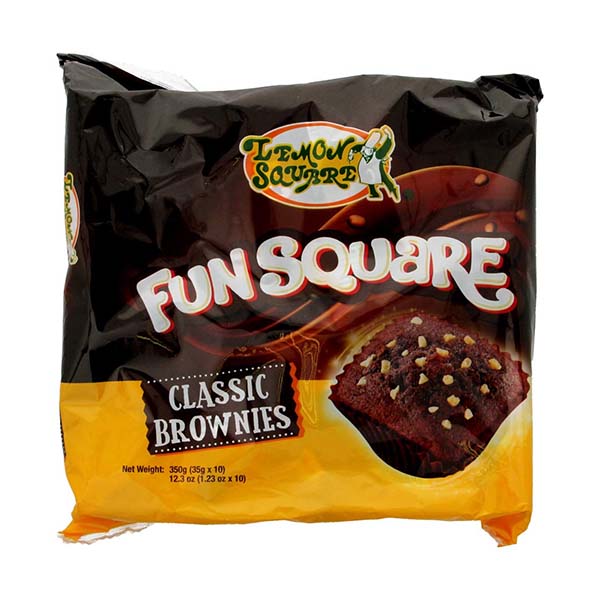Lemon Square Fun Square Brownies 35g 10's