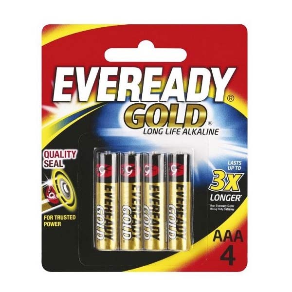 Eveready Alkaline Gold AAA 4pcs