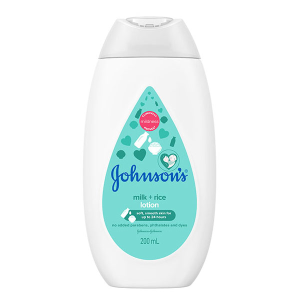 Johnson's Milk + Rice Baby Lotion 200ml