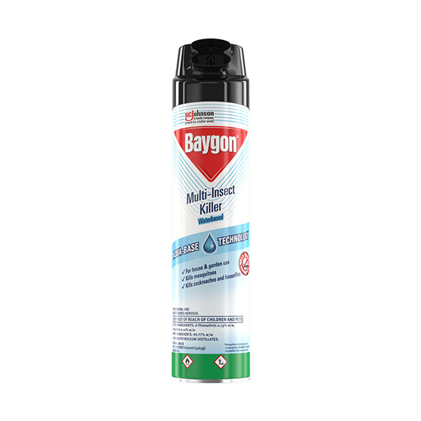 Baygon Shield Multi-Insect Killer Waterbased 600ml