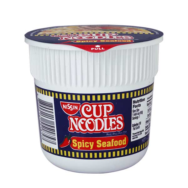 Nissin Mini Cup Noodles Spicy Seafood 40g