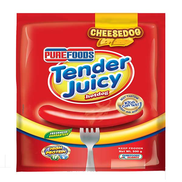 Purefoods Tender Juicy Cheesedog 500g