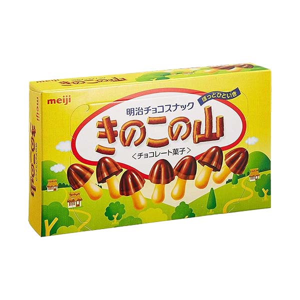 Meiji Kinoko no Yama Chocolate Biscuits 74g