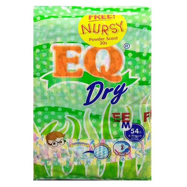 EQ Dry Jumbo Pack Medium 54pcs
