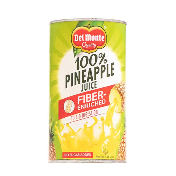 Del Monte 100% Pine Juice Fiber-Enriched 46Oz