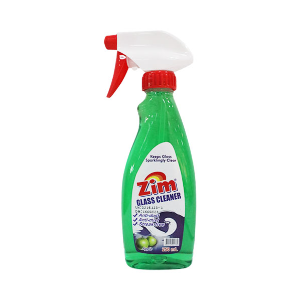 Zim Glass Cleaner Apple Trig 12 x 250ml - Each