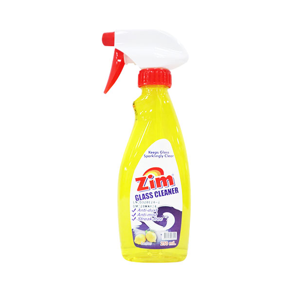 Zim Glass Cleaner Lemon Trig 12 x 250ml Each