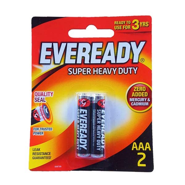 Eveready Super Heavy Duty Aaa 2Pcs