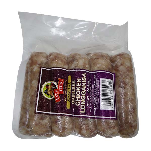 Fat & Thin Skinless Chicken Longganisa 400g