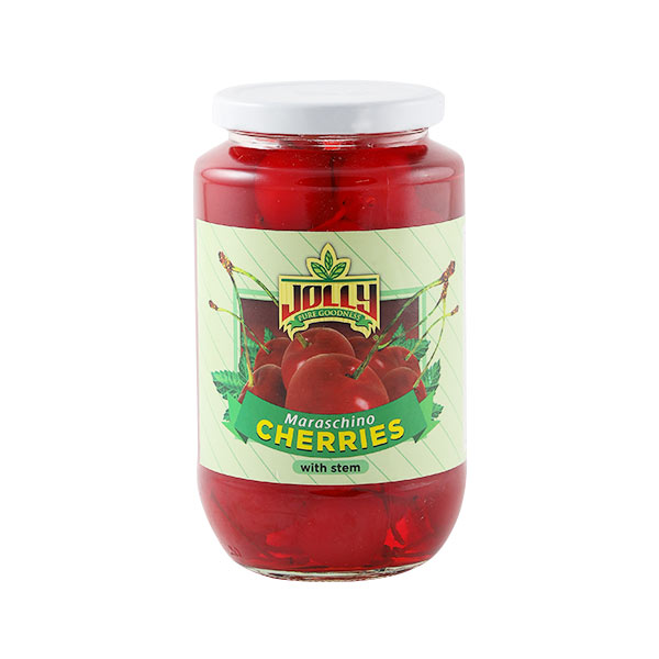 Jolly Maraschino Cherries with Stem 26oz