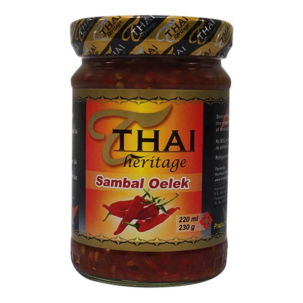 Thai Heritage Sambal Oelek 12/220ml