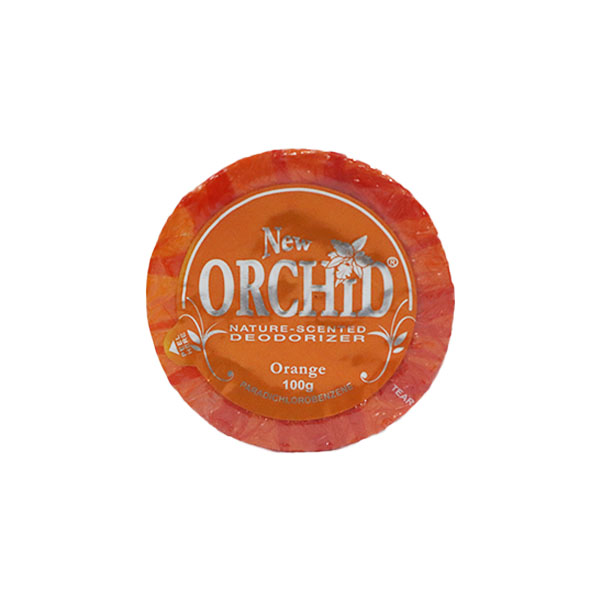 New Orchid Nature Deodorizer Without Holder Orange 100g