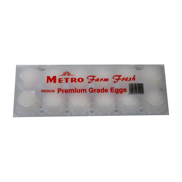 Metro Farm Fresh Eggs Medium 12s