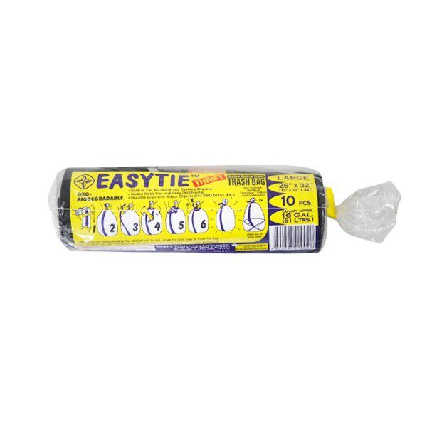 Easytie Trash Bag Roll Black Large 50/10