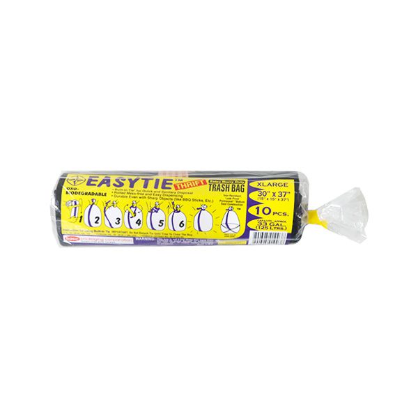 Easytie Trash Bag Roll Black XL 20/10