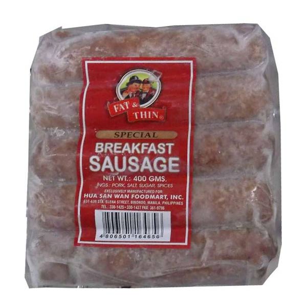 F & T Breakfast Sausage 400G