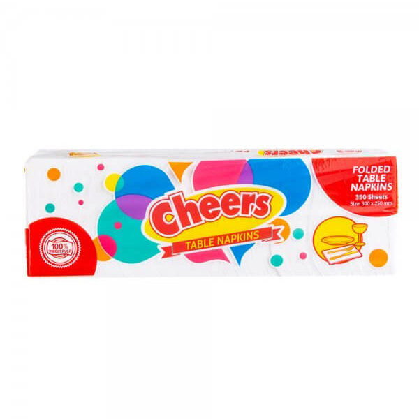 Cheers Table Napkin Folded 350Sheets