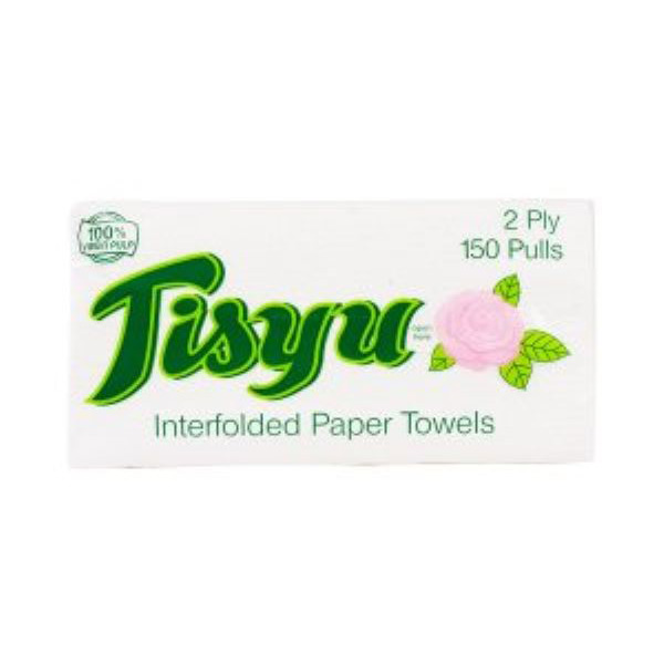 Tisyu Paper Towel Interfolded 150 Pulls