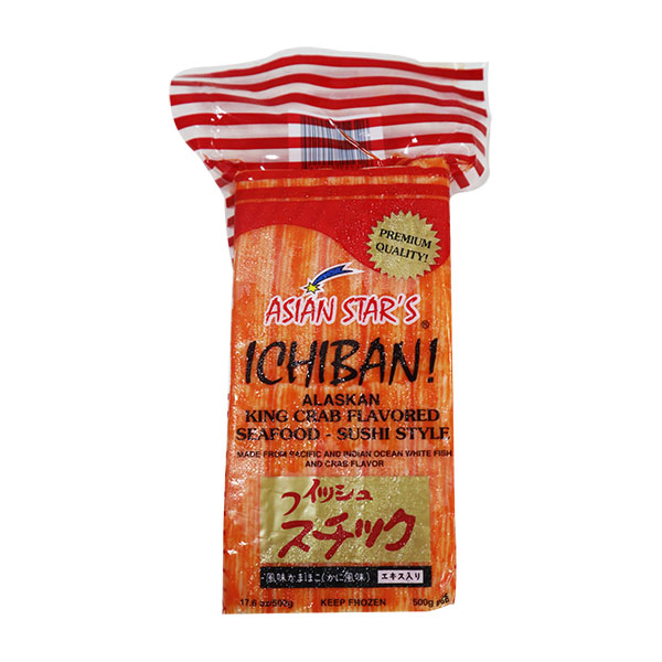Asian Star Ichiban Crab Sticks 500g
