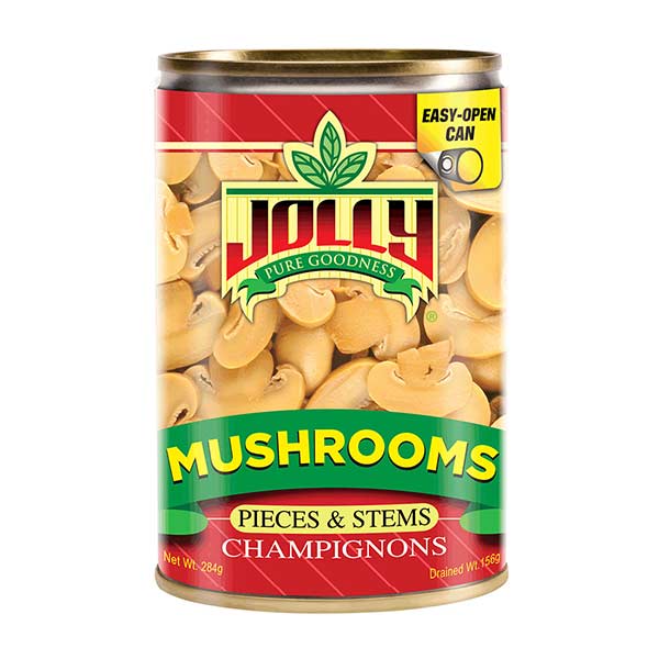 Jolly Mushroom Pieces And Stems 284g