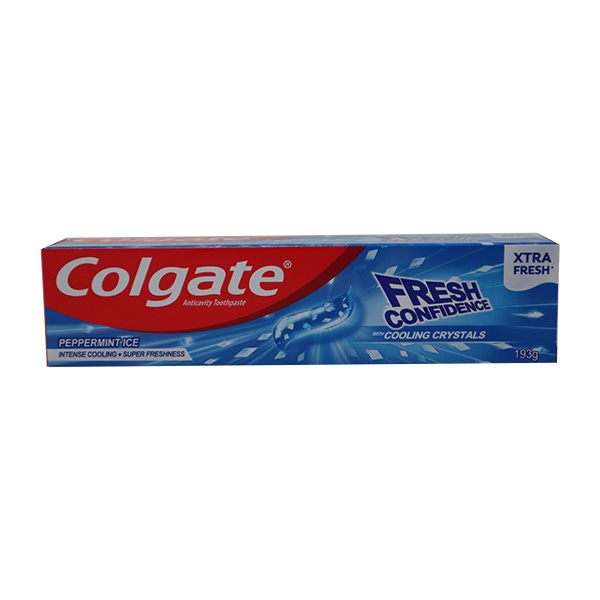 Colgate Fresh Confidence With Cooling Crystal Peppermint Ice 193g
