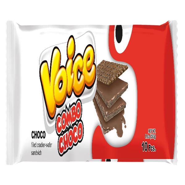 Monde Voice Combo Chocolate Cracker-Wafer Sandwich 26g x 10