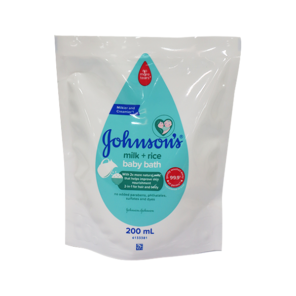 Johnson's Milk + Rice Baby Bath 200ml