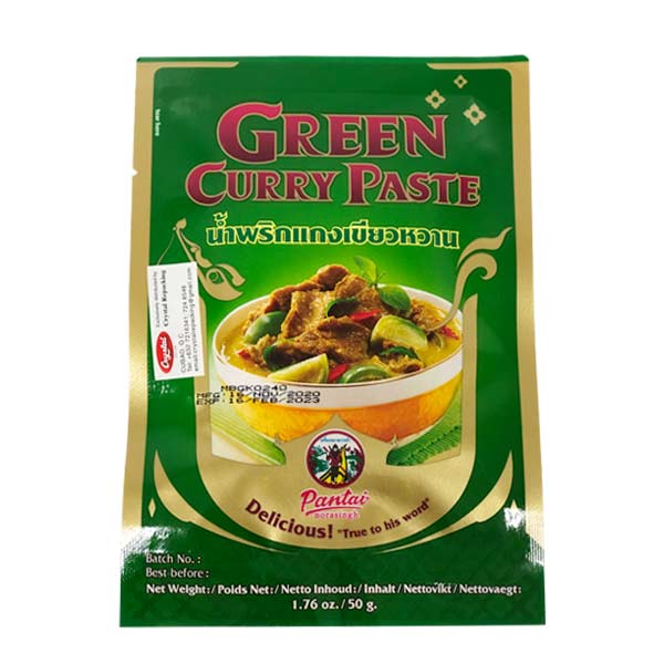 Pantai Green Curry Paste 12/50g