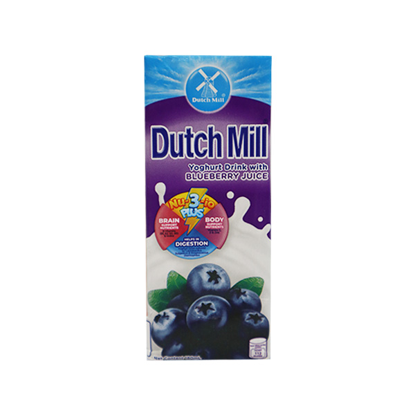 Dutch Mill Yoghurt Drink With Blueberry Juice 180ml