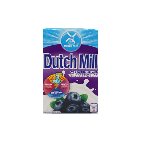 Dutch Mill Yoghurt Drink With Blueberry Juice 90ml
