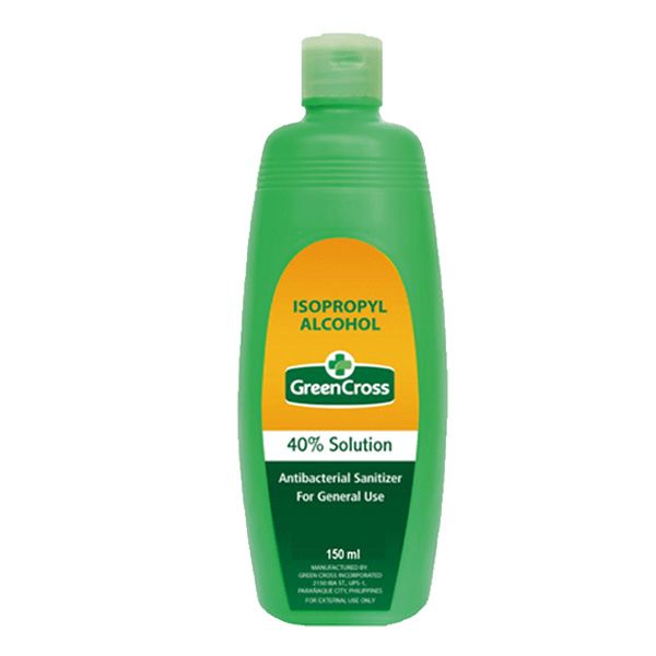 Green Cross Isopropyl Alcohol 40% Solution 150ml
