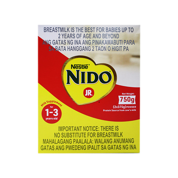 Nestle Nido Jr. For 1-3 Years Old 750g