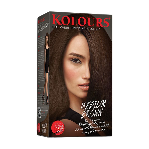 Kolours Hair Dye Medium Brown 120Ml