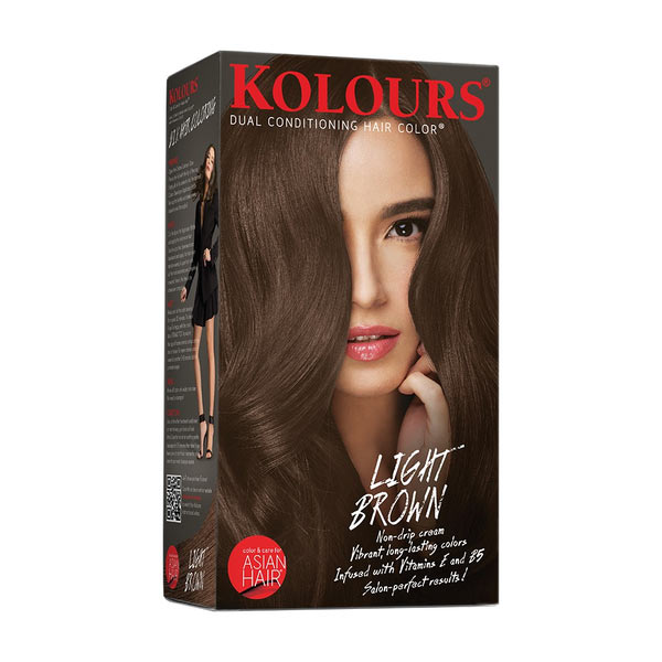 Kolours Hair Dye Light Brown 120ml