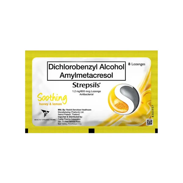 Strepsils Honey and Lemon Lozenges 8s