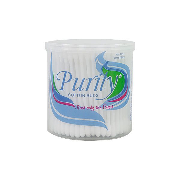 Purity Cotton Buds Can 400 Tips