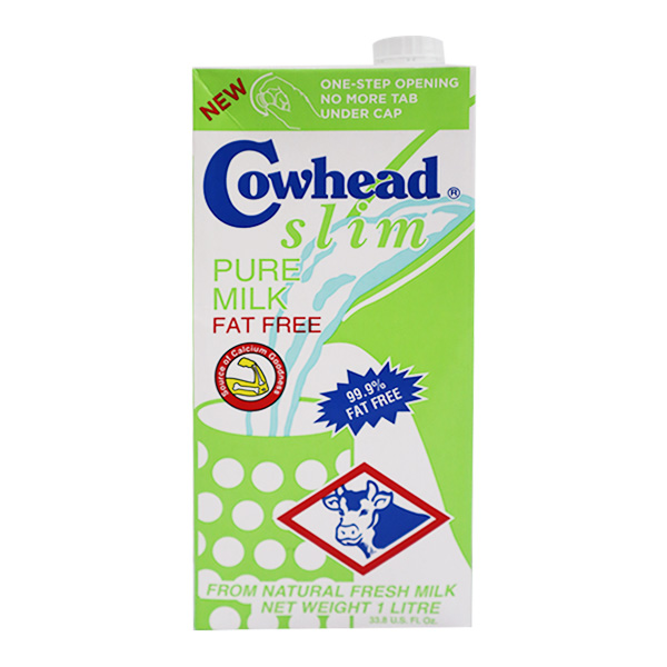 Cowhead Slim Pure Milk Fat Free 1L