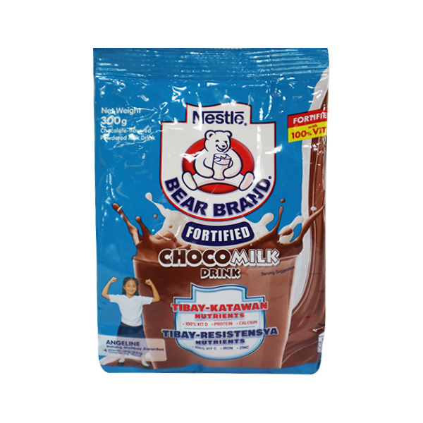Nestle Bear Brand Fortified Chocomilk Drink 300g
