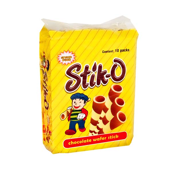 Stik-O Chocolate Wafer Sticks 10 Packs
