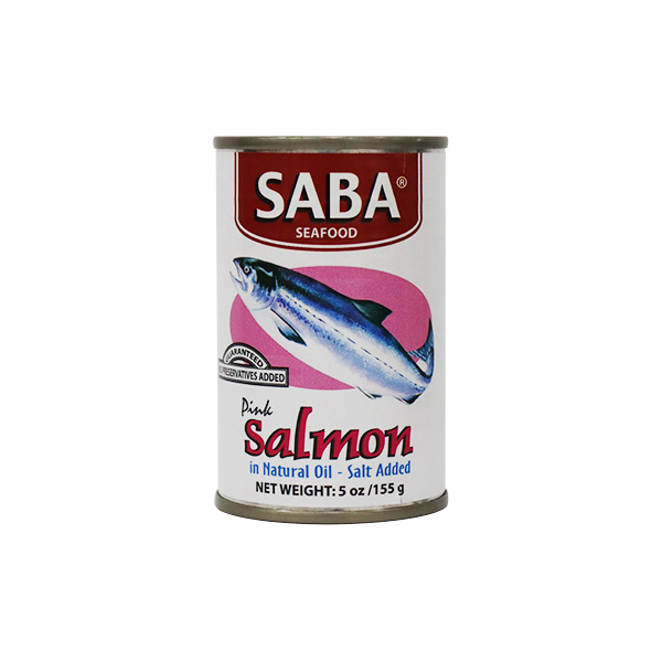 Saba Pink Salmon in Natural Oil 155g
