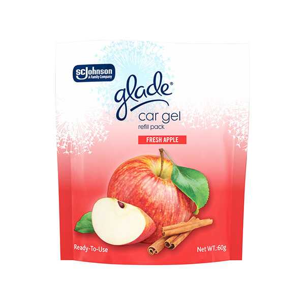 Glade Car Gel Refill Relaxing Apple 60g