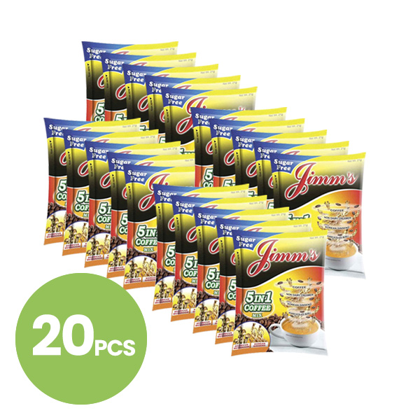 Jimm's 5-in-1 Coffee Mix 21g x 20 Sachets