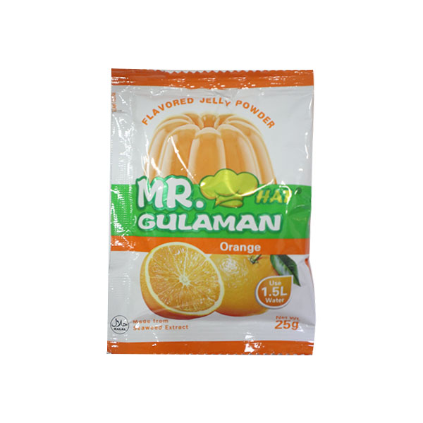 Mr. Hat Gulaman Orange Flavored 25g