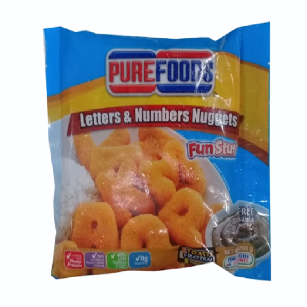 Purefoods Chicken Fun Nuggets Alphabet Bites 200g