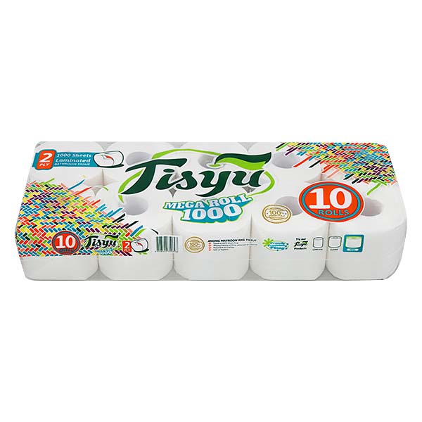 Tisyu Bathroom Tissue 3N1 2Ply 10s
