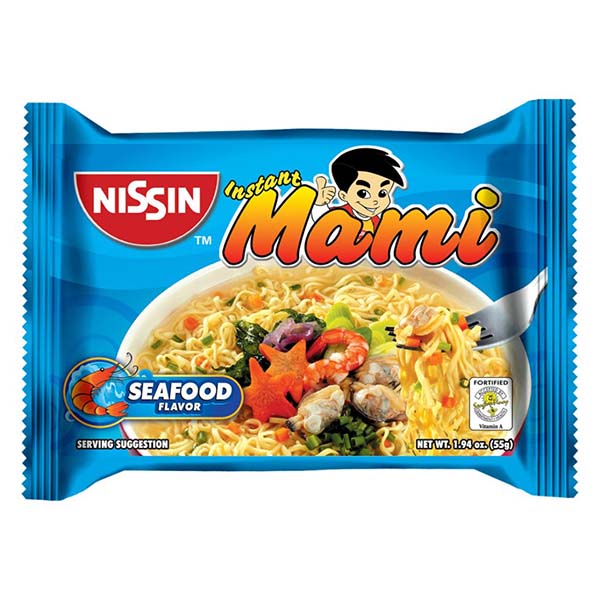 Nissin Instant Mami Noodles Seafood 55g